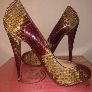Christian Louboutin Snakeskin Heels